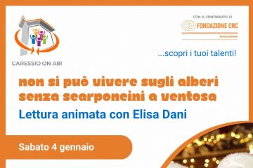 immagine: 2 bambini che leggono un libro
Nell'ambito del progetto "Garessio On Air", presso Villa Gobbi, sabato 4 gennaio 2025, dalle ore 14,30 alle ore 16,00, si svolgerà la lettura animata "Non si può vivere sugli alberi senza scarponcini a ventosa" - per bambini 6-11 anni.

