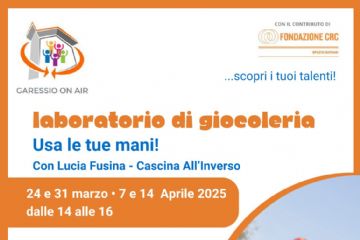 immagine: ragazza che gioca con le mele
Nell'ambito del progetto "Garessio On Air", presso Villa Gobbi - Via al Santuario, 2 , lunedì 24 e 31 marzo, 7 e 14 aprile 2025, dalle ore 14 alle ore 16, si svolgerà, in collaborazione con l'Istituto Comprensivo di Garessio, il laboratorio di giocoleria "Usa le tue mani!" con Lucia Fusina - Cascina all'Inverso - per studenti della scuola primaria.
Laboratorio a cura di Cfpcemon
Per iscrizioni: 0174701284
info@cfpcemon.it