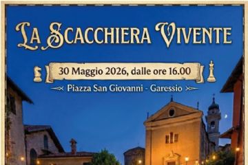 Sabato 30 maggio 2026 a partire dalle ore 16,00, presso Piazza San Giovanni, si svolgerà l'evento "La Scacchiera vivente". Seguirà cena a tema dalle ore 19,30 in Piazza Carrara.
Prenotazioni entro il 25 maggio - Maurizio 328 9159498