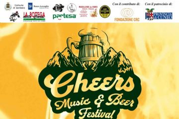Venerdì 7 e sabato 8 agosto 2026, presso la pista di pattinaggio, a partire dalle ore 19,00 di svolgerà "Cheers Music & Beer Festival".
Venerdì 7 agosto contest musicale con band emergenti
Dj set con Albertone Dj

Sabato 8 premiazione e concerto del vincitore del contest
Dj set con Pavarino Dj

Ingresso libero