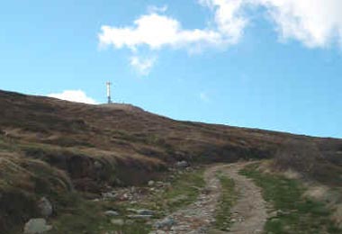 Visione sentiero che porta alla Croce del Mindino