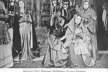 Mortroio Edizione 1957 - Madonna, Maddalena, Cleofe e Veronica